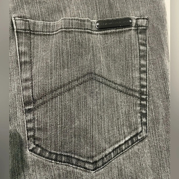 Armani Exchange Dark Grey Black Jeans - 34R - Picture 8 of 10